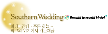 이부스키 이와사키호텔　Southern Wedding