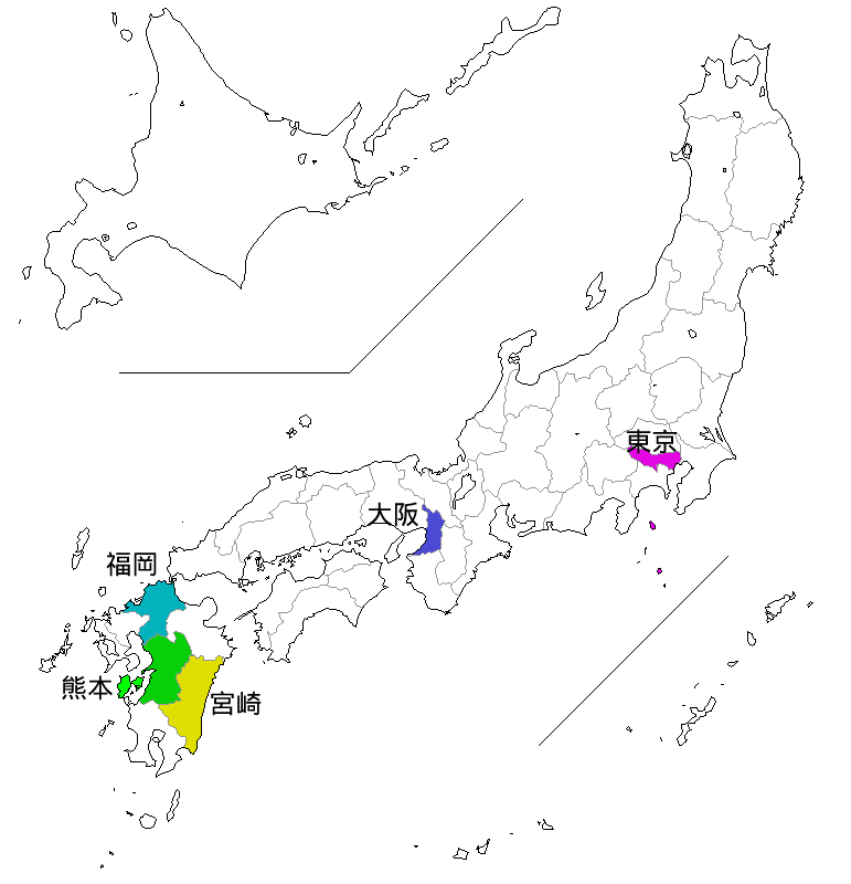 日本地図